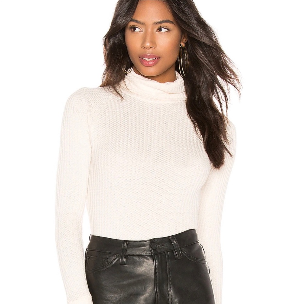 **SALE** From Revolve- Chaser waffle turtleneck